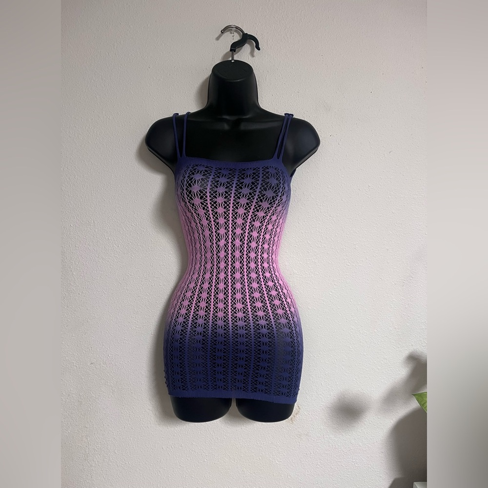 Purple and Pink Lace Dress\ Lingerie